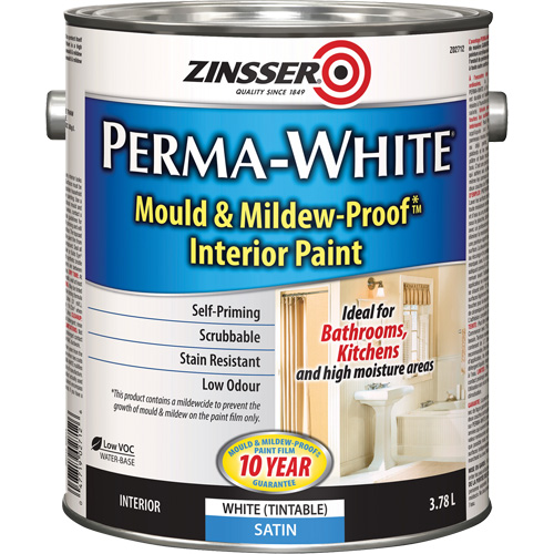 Peinture int&eacute;rieure Mold & Mildew-Proof Perma-White, 3,78 L, Gallon, Blanc Air Extreme Inc.