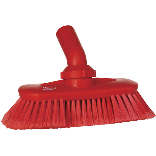 Brosse de lavage aliment&eacute;e en eau et &agrave; angle r&eacute;glable, Soies Doux, Longueur de 9-1/4", Rouge Air Extreme Inc.