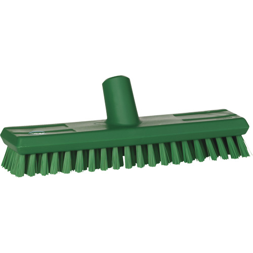 Water-Fed Deck Scrub Brush, X-Coarse Bristles, 10-3/4", Polyester, Green Air Extreme Inc.