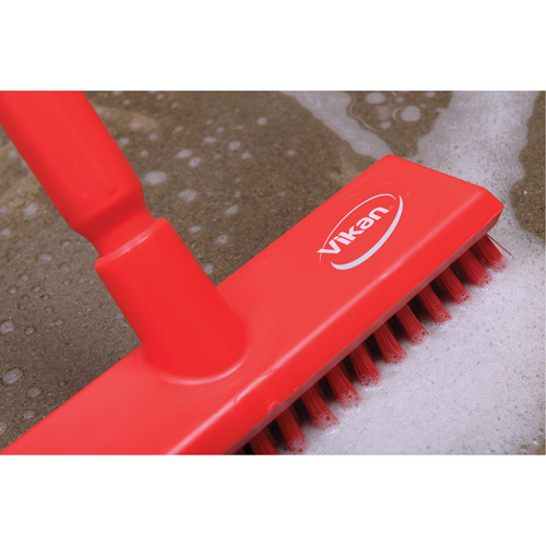 Water-Fed Deck Scrub Brush, X-Coarse Bristles, 10-3/4", Polyester, Green Air Extreme Inc.