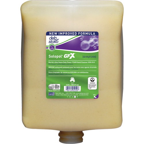 Nettoyant &agrave; mains Solopol GFX, Liquide, 3,25 L, Cartouche en plastique, Parfum&eacute; Air Extreme Inc.