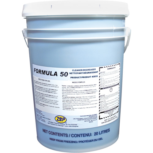 Formula 50 Heavy-Duty Alkaline Cleaner, 20 L, Pail Air Extreme Inc.