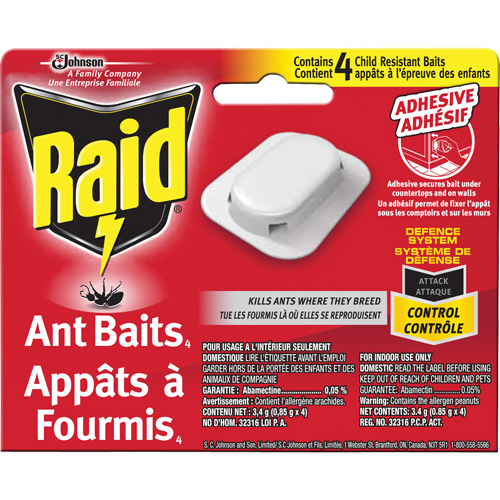 Raid&reg; Ant Bait Traps, 5" L x 6" W x 1" H Air Extreme Inc.