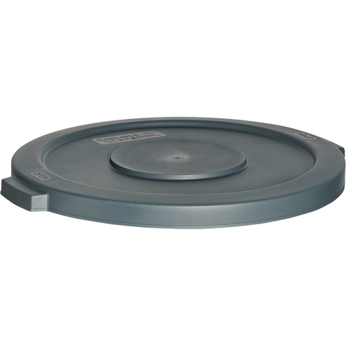 Waste Container Lid, Flat Lid, Plastic, Fits Container Size: 22" Dia. Air Extreme Inc.