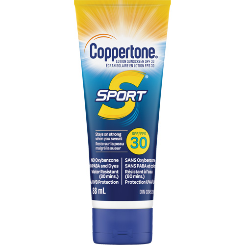 &eacute;cran solaire r&eacute;sistant &agrave; l'eau Sport, FPS 30, Lotion Air Extreme Inc.