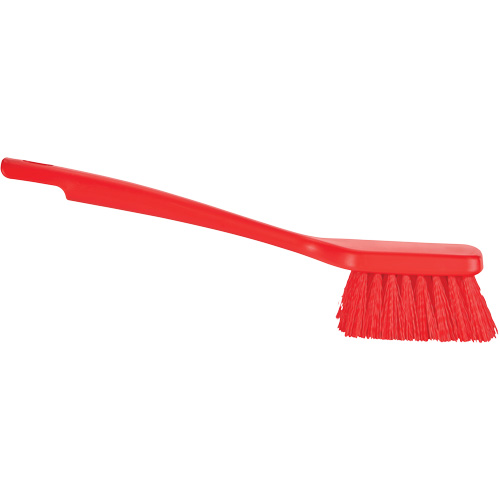 ColorCore Short Handle Brush, Stiff Bristles, 12" Long, Red Air Extreme Inc.