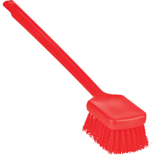 ColorCore Long Handle Brush, Stiff Bristles, 20" Long, Red Air Extreme Inc.