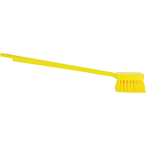 ColorCore Long Handle Brush, Stiff Bristles, 20" Long, Yellow Air Extreme Inc.