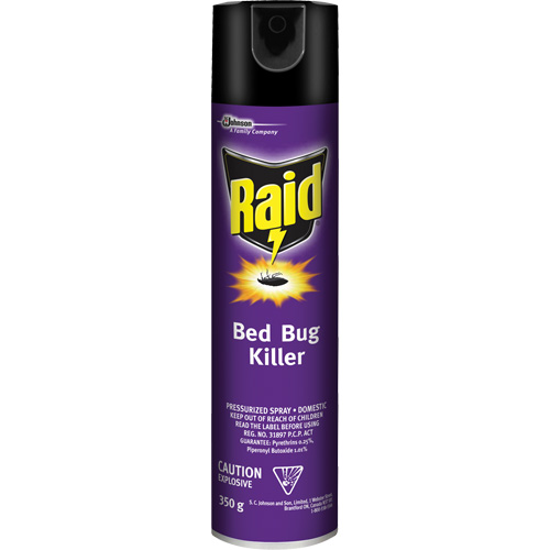 Raid&reg; Bed Bug Killer Insecticide, 350 g, Aerosol Can, Solvent Base Air Extreme Inc.