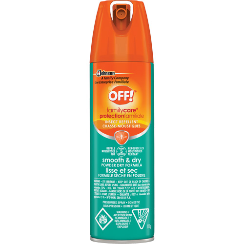 OFF! FamilyCare&reg; Smooth & Dry Insect Repellent, 15% DEET, Aerosol, 113 g Air Extreme Inc.