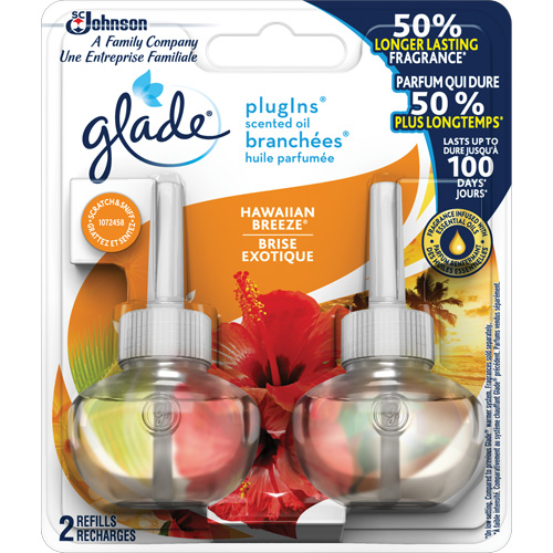 Recharge Glade Branch&eacute;es huile parfum&eacute;e, Brise exotique, Cartouche Air Extreme Inc.