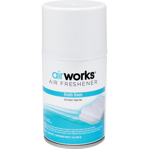 AirWorks&reg; Metered Air Fresheners, Fresh Linen, Aerosol Can Air Extreme Inc.