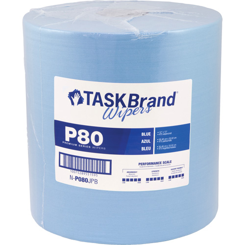 TaskBrand&reg; P80 Premium Series Wipers, Heavy-Duty, 13" L x 12" W Air Extreme Inc.