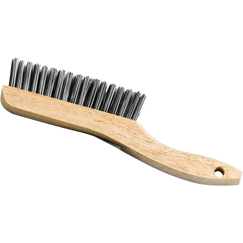 Brosse &agrave; manche en patin, Acier, 4 x 16 rangs de fils, Longueur 9-3/4" Air Extreme Inc.