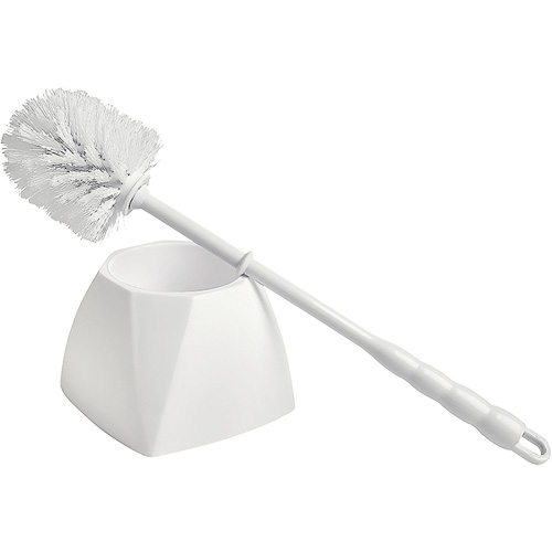 Brosse &agrave; cuvettes avec coupelle, 15-1/2" l, Soies Polypropyl&egrave;ne, Blanc Air Extreme Inc.
