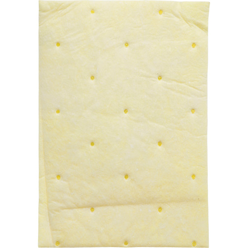 Tampon absorbant haute capacit&eacute; pour produits chimiques, Mati&egrave;res dangereuses, 14,5" x 9,25", 26,3 gal d'absorption Air Extreme Inc.