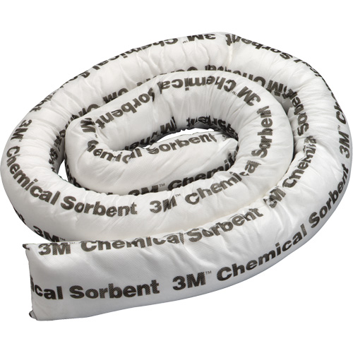 Mini-barri&egrave;re de pollution absorbante pour produits chimiques, Mati&egrave;res dangereuses, 8' lo x 3" la, Absorption 15,5 gal Air Extreme Inc.