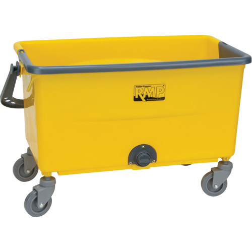 Seau et essoreuse pour vadrouille en microfibres, Passoire, 11 gal. US (44 pintes), Jaune Air Extreme Inc.