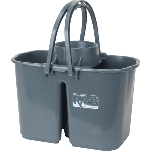 Mop Pail & Wringer, Strainer, 3.75 US Gal.(15 Quart), Grey Air Extreme Inc.