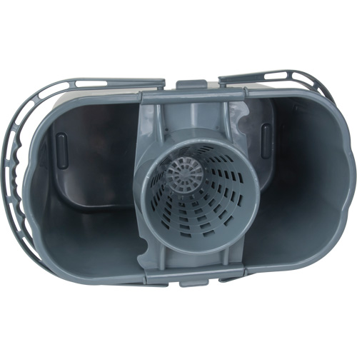 Mop Pail & Wringer, Strainer, 3.75 US Gal.(15 Quart), Grey Air Extreme Inc.