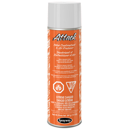 Purificateur d'air, &eacute;clat d'orange, Canette a&eacute;rosol Air Extreme Inc.