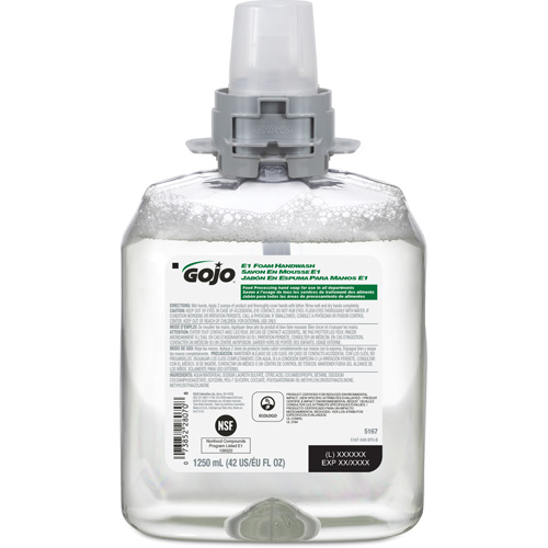 Savon pour les mains FMX-12 E1, Mousse, 1250 ml, Sans parfum Air Extreme Inc.