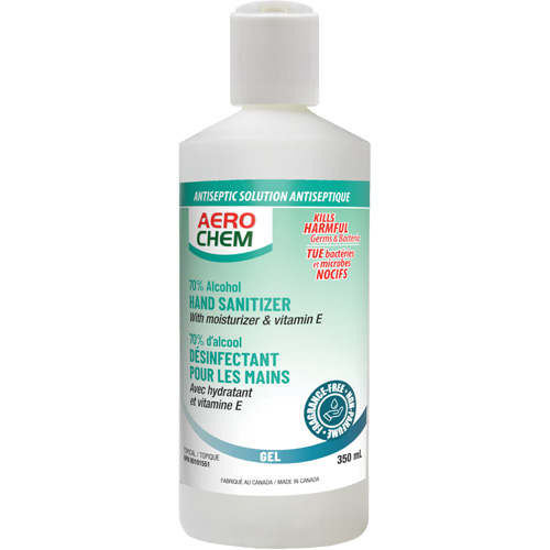 Gel Hand Sanitizer, 350 ml, Squeeze Bottle, 70% Alcohol Air Extreme Inc.