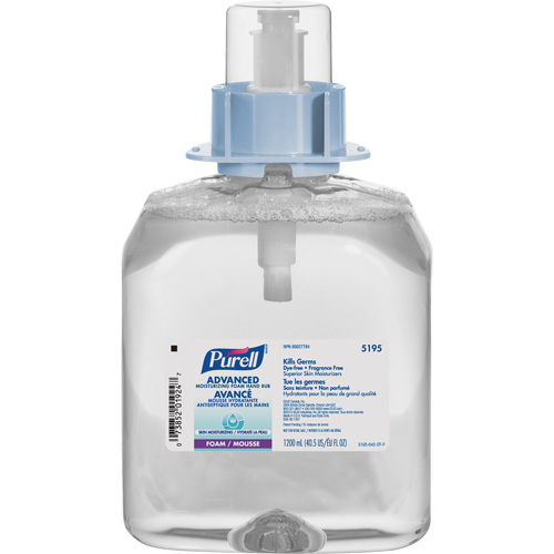 FMX-12 Green Certified Advanced Moisturizing Hand Rub, 1.2 L, Cartridge Refill, 70% Alcohol Air Extreme Inc.