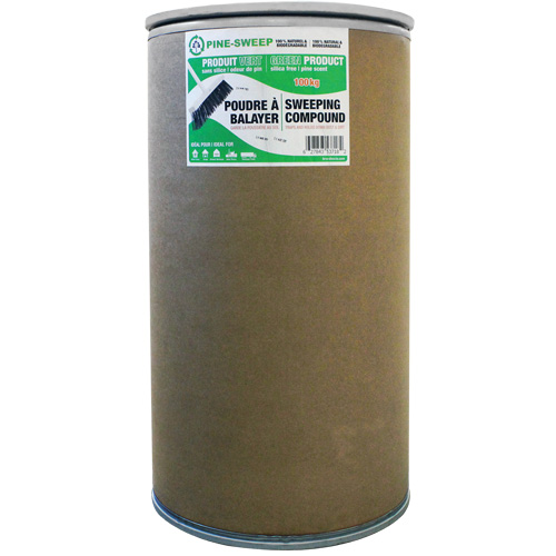 Pine Sweep Dust Buster Sweeping Compound, Drum, 220.46 lbs. (100 kg) Air Extreme Inc.