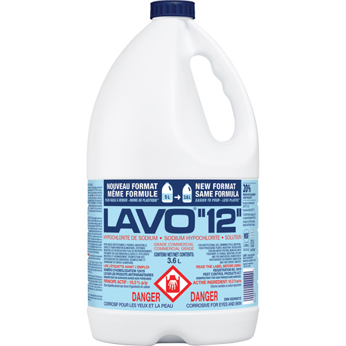 Javellisant liquide, 3,6 L, Cruche Air Extreme Inc.