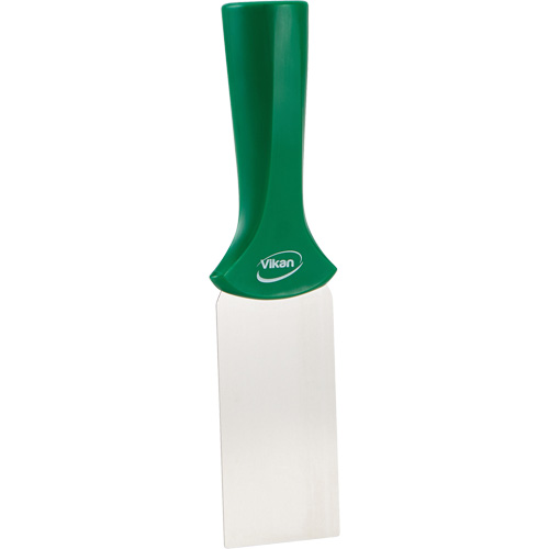 Handle-Mounted Stainless Steel Scraper, Green, 2" W x 8" L Air Extreme Inc.