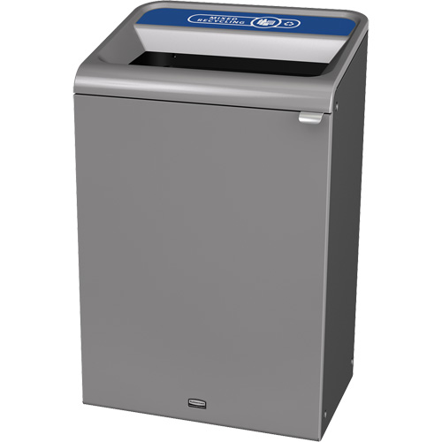 Configure Mixed Recycling Waste Container, Bulk/Curbside/Deskside, Steel, 33 US gal. Air Extreme Inc.