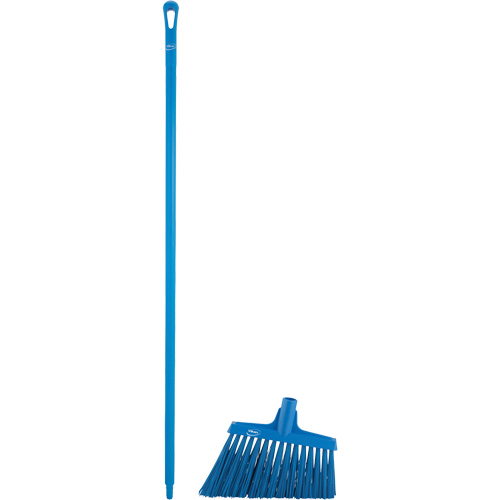 T&ecirc;te &agrave; balai en angle avec manche en m&eacute;tal, Crins Extra-ferme, 12", Polyester, Bleu Air Extreme Inc.