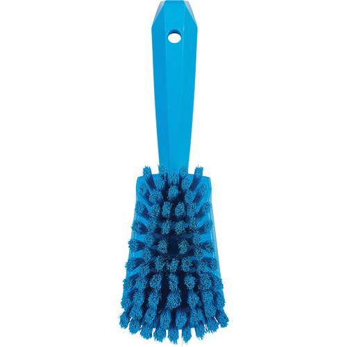 Short-Handled Washing Brush, Soft Bristles, 10-1/2" Long, Blue Air Extreme Inc.