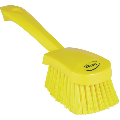 Short-Handled Washing Brush, Soft Bristles, 10-1/2" Long, Yellow Air Extreme Inc.