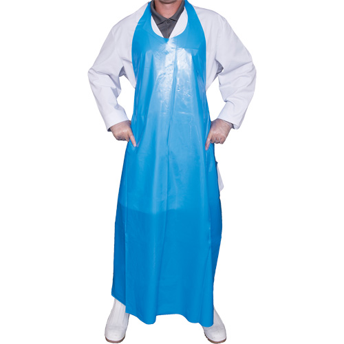 Top Dog 8 Mil. Apron, Polyurethane, 45" L x Blue Air Extreme Inc.