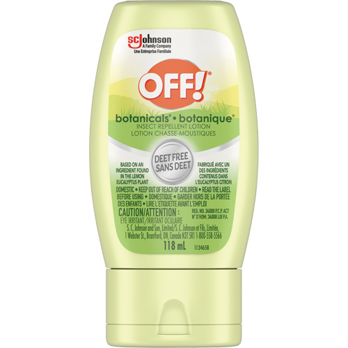 Off!&reg; Botanicals&reg; Insect Repellent, DEET Free, Lotion, 118 g Air Extreme Inc.