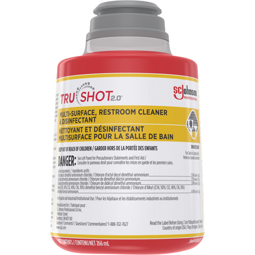 TruShot 2.0 Multi-Surface Restroom Cleaner & Disinfectant, 266 ml, Trigger Bottle Air Extreme Inc.
