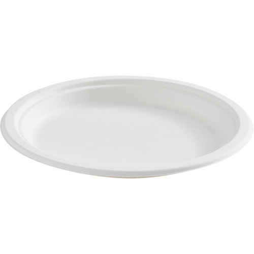 Assiette ronde en fibre compostable Air Extreme Inc.