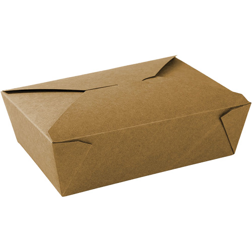 Kraft Take Out Food Containers, Corrugated, Rectangular Air Extreme Inc.