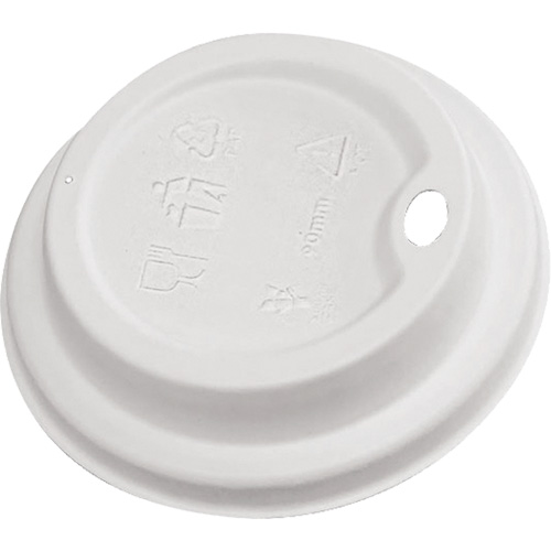 Compostable White Dome Sip Lids Air Extreme Inc.