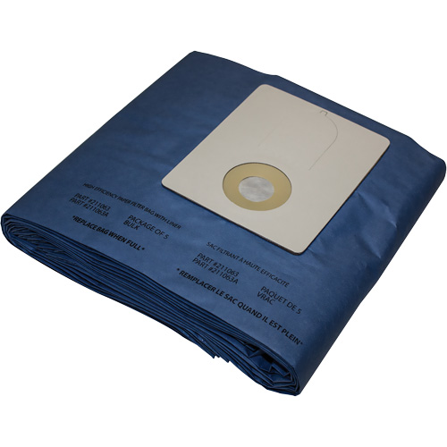 Sacs filtrants jetables pour aspirateur, Sac, Pour 12 - 15 gal. US Air Extreme Inc.