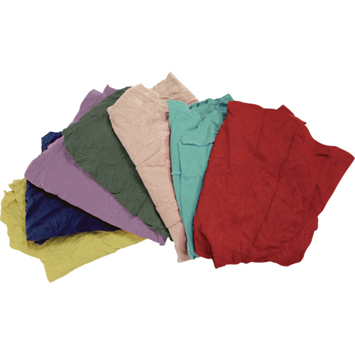 Recycled Material Wiping Rags, Fleece, Mix Colours, 25 lbs. Air Extreme Inc.