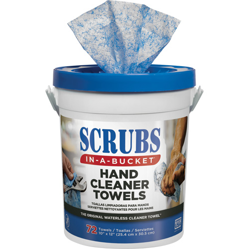 Serviettes nettoyantes pour les mains, 72 lingettes, 12" x 10" Air Extreme Inc.