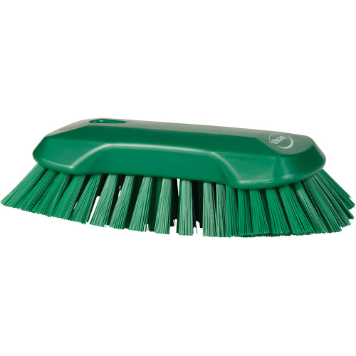 Hand Brush, Extra Stiff Bristles, 9-1/10" Long, Green Air Extreme Inc.