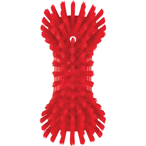 Hand Brush, Extra Stiff Bristles, 9-1/10" Long, Red Air Extreme Inc.