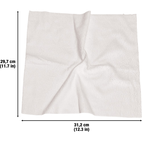 Chiffons lavables pour le nettoyage, Microfibre, Blanc Air Extreme Inc.