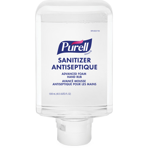 Mousse d&eacute;sinfectante avanc&eacute;e pour les mains ES10, 1200 ml, Cartouche de recharge, 70 % alcool Air Extreme Inc.