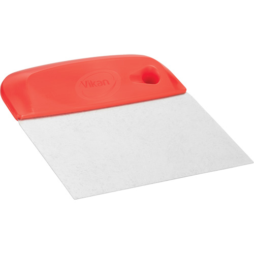 Flexible Stainless Steel Dough Cutter/Scraper, Red, 4-1/2" W x 5-3/4" L Air Extreme Inc.
