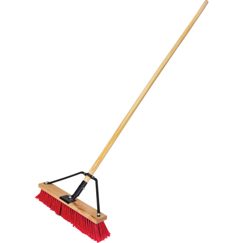 Balai-brosse &agrave; manche renforc&eacute;, 18", Moyen, Soies PVC Air Extreme Inc.